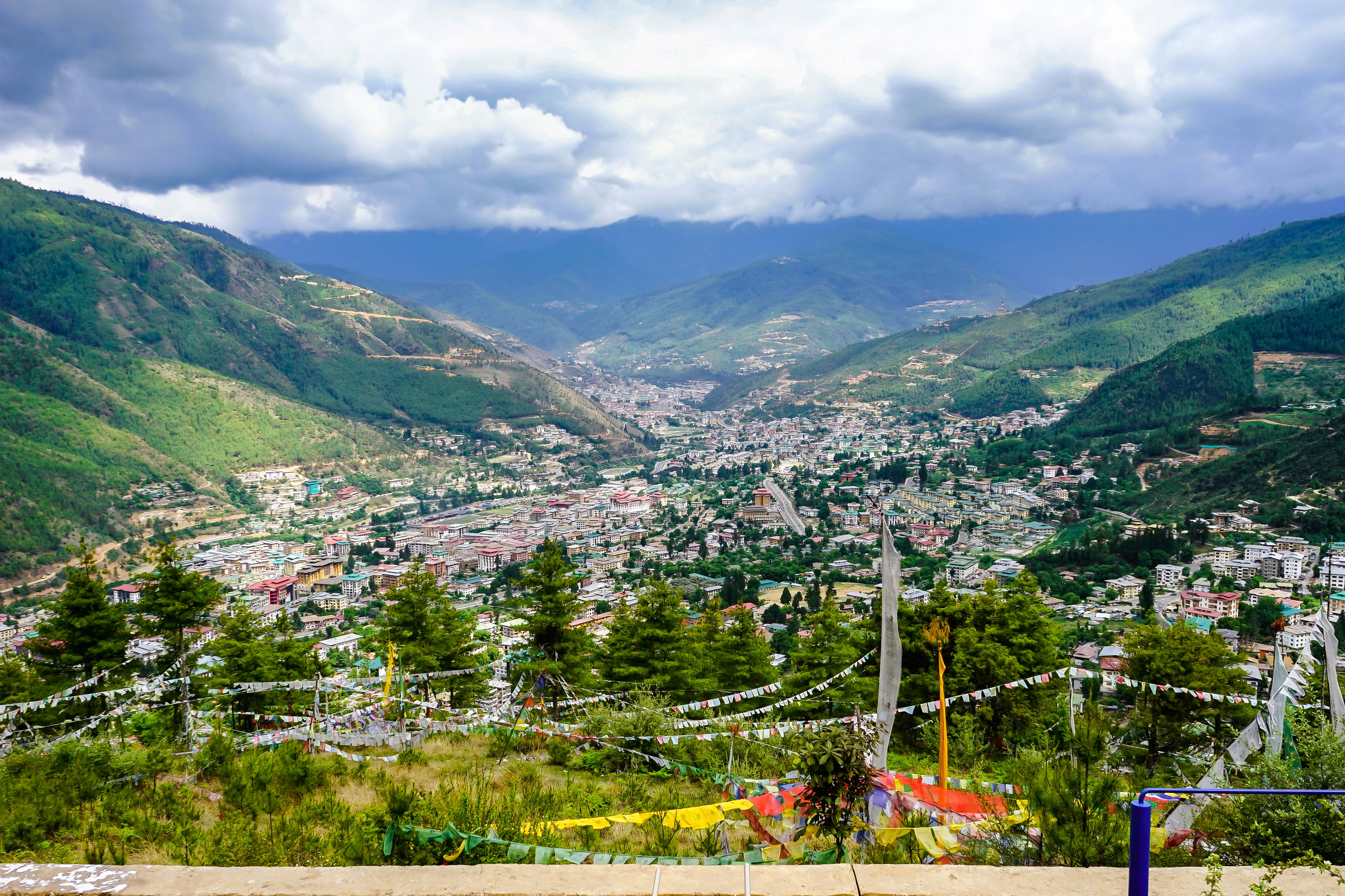 Thimphu city view