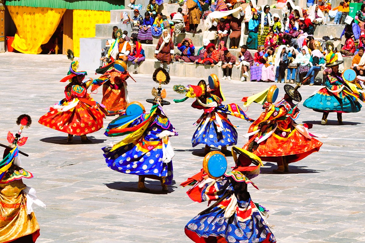 Zhana Chham (dance of the black hats)