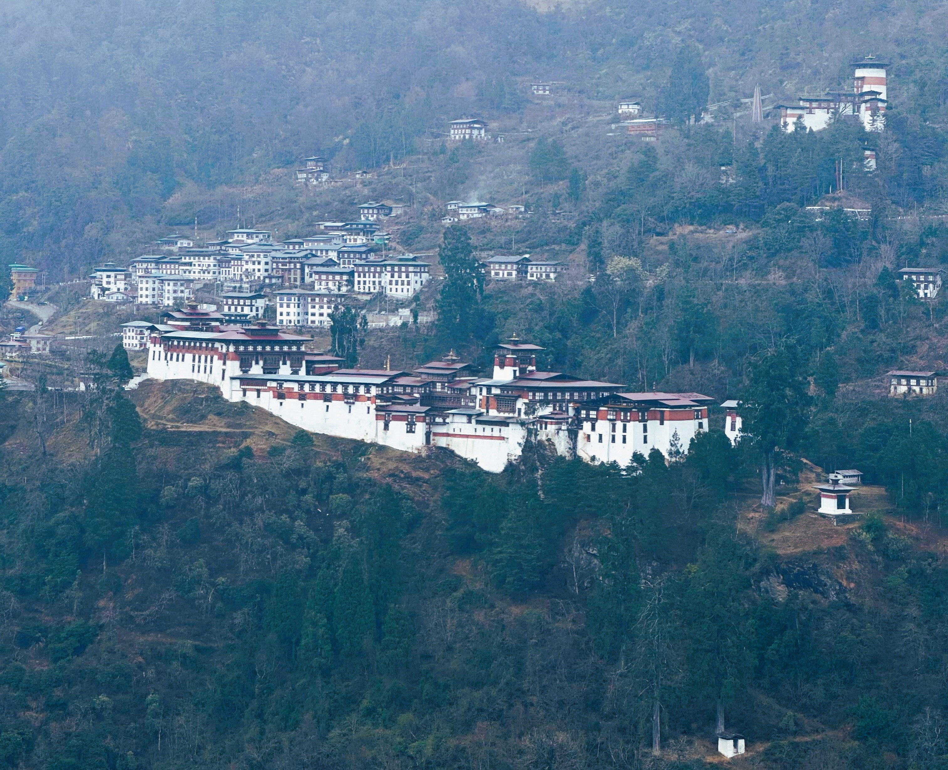 Traditional Bhutanese dzong architecture